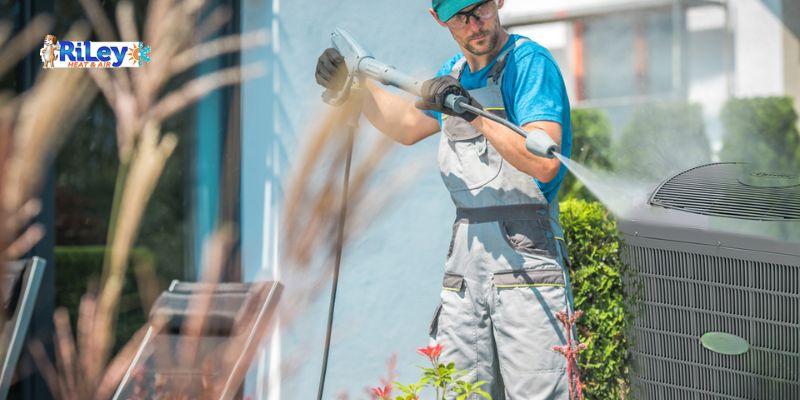 Clean Outdoor Unit