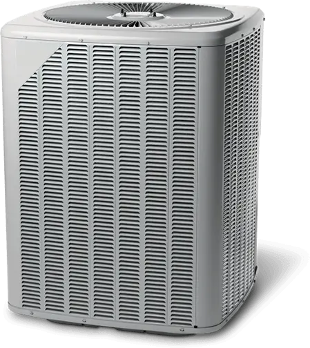 Outdoor air conditioning unit for home heating and cooling by Riley Heat & Air
